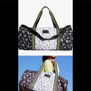 PINK Floral Duffle Bag